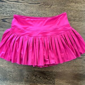 Gold Hinge Pink Tennis Skirt Medium